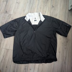 Nike Golf Clima-fit Black Half-Zip Pullover Jacket Sz Large